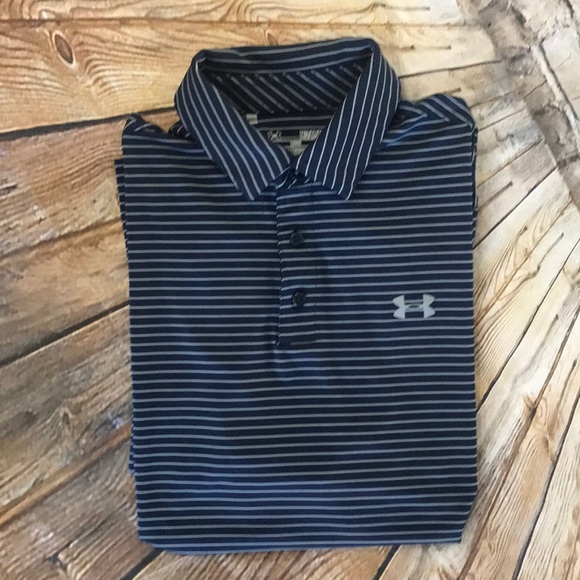 under armour heat gear loose golf shirt